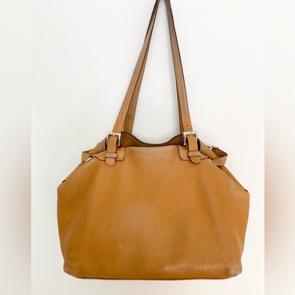 Prada Leather Shoulder Bag Caramel Mustard Brown - Picture 4 of 16